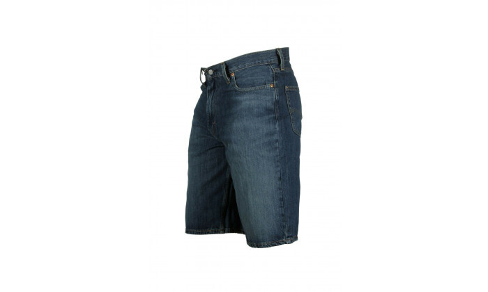 5 מכנסי ברמודה ג'ינס לגברים Levis דגם 469 - כחול כהה