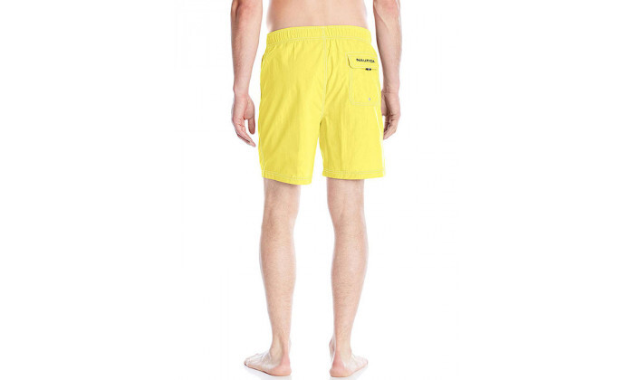 3 מכנסי בגד ים לגברים NAUTICA דגם "8 SIGNATURE - צהוב