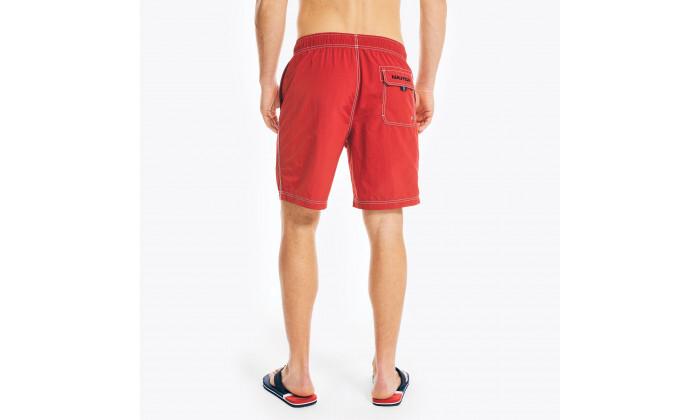 3 מכנסי בגד ים לגברים NAUTICA דגם "8 SIGNATURE - אדום