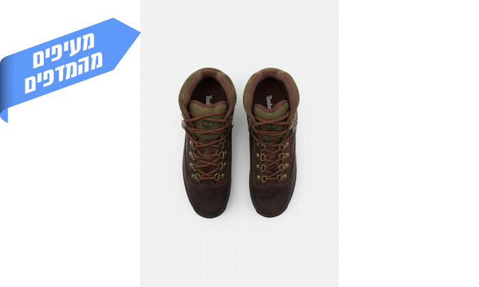 5 מגפיים לגברים טימברלנד Timberland דגם Euro Hiker בצבע חום
