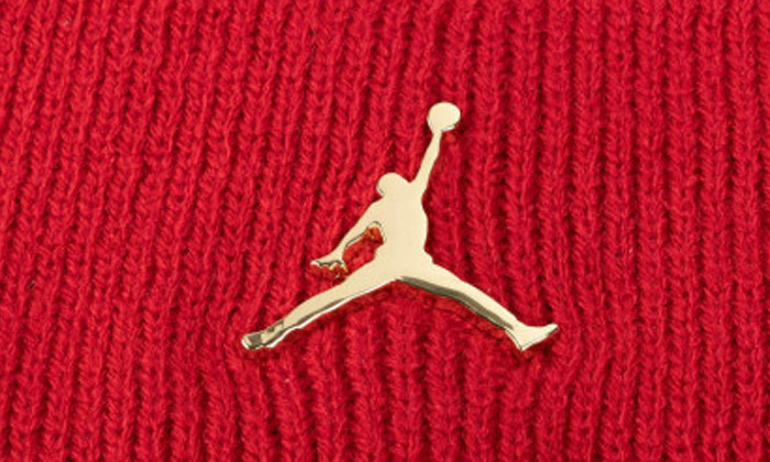 3 כובע גרב נייקי Nike דגם Air Jordan Beanie בצבע אדום