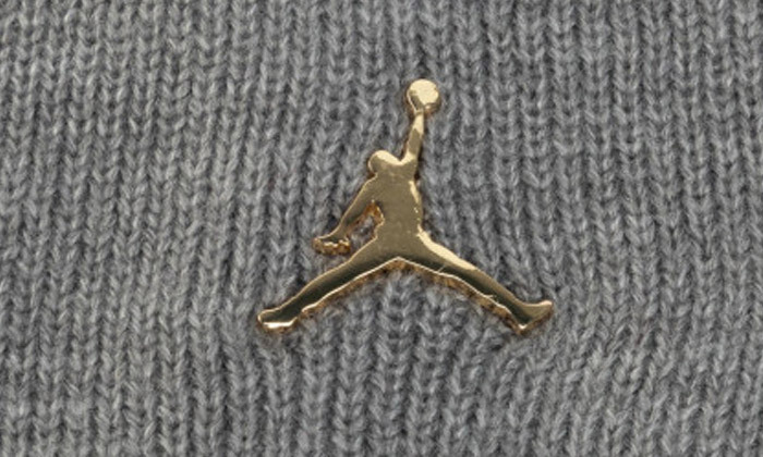 3 כובע גרב נייקי Nike דגם Air Jordan Beanie בצבע אפור