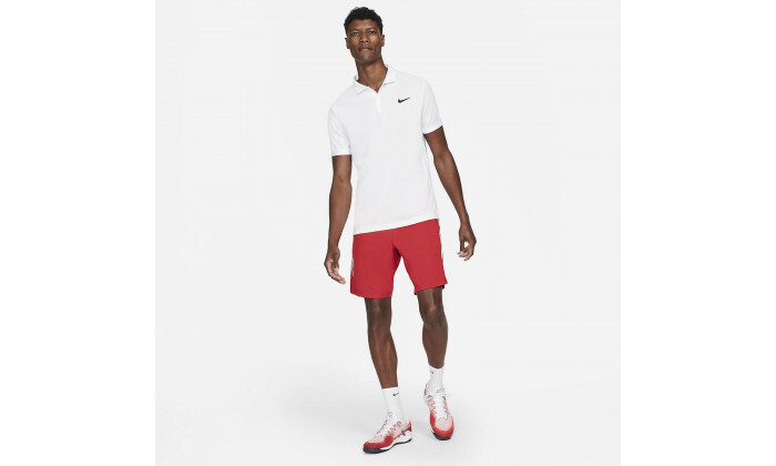 4  חולצת אימון לגברים NIKE דגם Court Dri-FIT Victory בצבע לבן