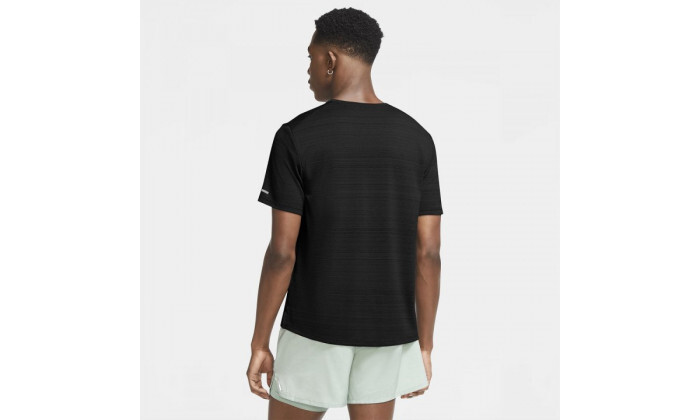 3 חולצת אימון לגבר נייקי NIKE דגם Dri-Fit Miler - שחור