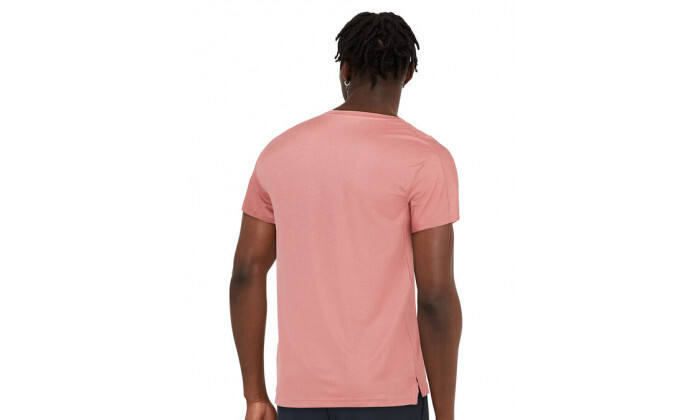 3 חולצת אימון נייקי NIKE לגבר דגם Dri-FIT Miler בצבע ורוד