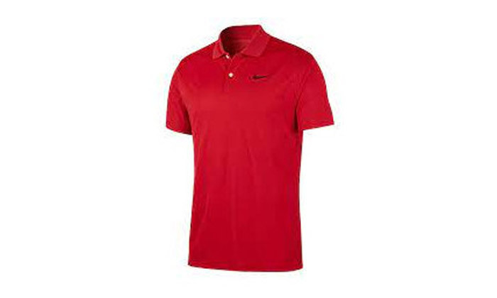 4 חולצת פולו לגברים NIKE דגם Dry-Fit Victory בצבע אדום