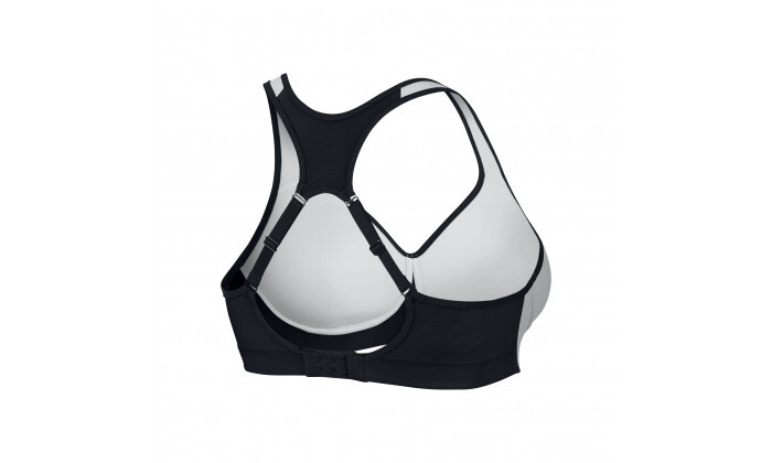 3 חזיית ספורט לנשים נייקי NIKE דגם PRO RIVAL - שחור-לבן