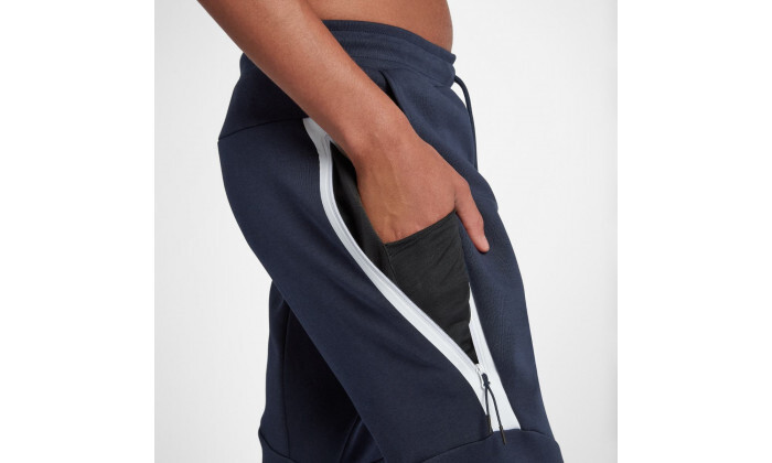 5 מכנסיים לגברים נייקי NIKE דגם Tech Fleece - כחול