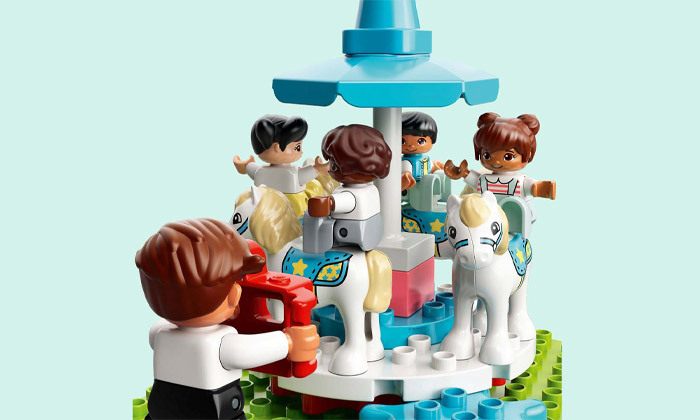 4 לגו דופלו LEGO duplo: פארק שעשועים 10840