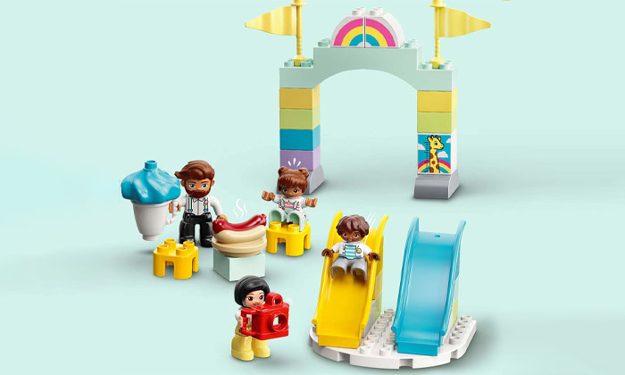 6 לגו דופלו LEGO duplo: פארק שעשועים 10840