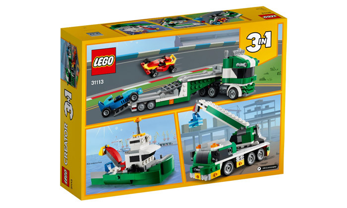 לגו קריאייטור LEGO CREATOR: משאית מובילה מכוניות 31113