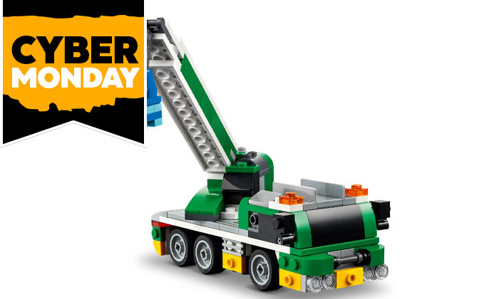 4 לגו קריאייטור LEGO CREATOR: משאית מובילה מכוניות 31113