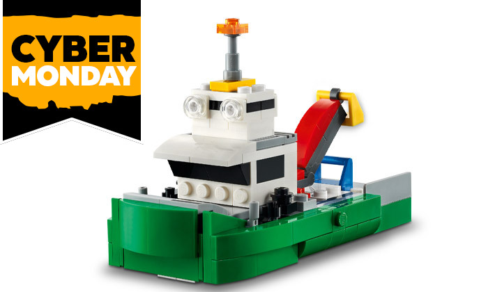 5 לגו קריאייטור LEGO CREATOR: משאית מובילה מכוניות 31113