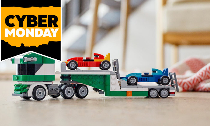 11 לגו קריאייטור LEGO CREATOR: משאית מובילה מכוניות 31113