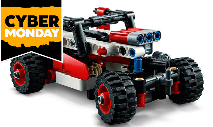 5 לגו טכני LEGO TECHNIC: טרקטור עם כף 42116