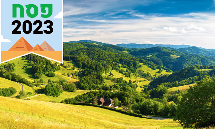 4 בפסח מטיילים ביער השחור: 6 לילות במלון, טיסות Lufthansa למינכן ורכב שכור