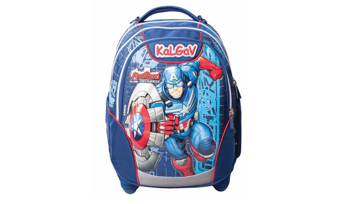 3 תיק קל גב לבית הספר, דגם X Bag קפטן אמריקה