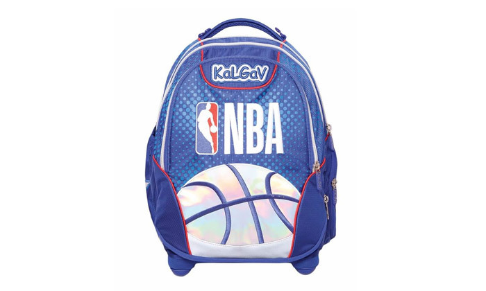 3 תיק קל גב לבית הספר, דגם X Bag כדורסל NBA