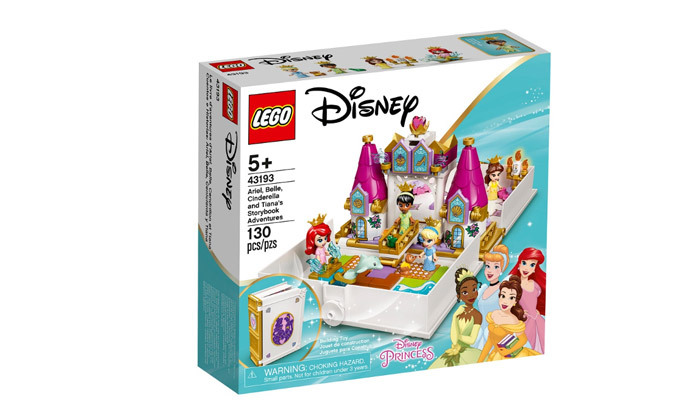 3 לגו דיסני LEGO DISNEY: ספר הרפתקאות הנסיכות 43193
