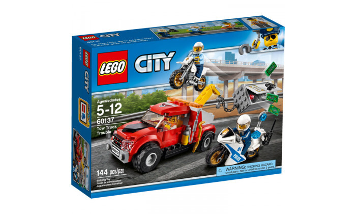 לגו סיטי LEGO CITY: משאית גרר ואופנוע 60137