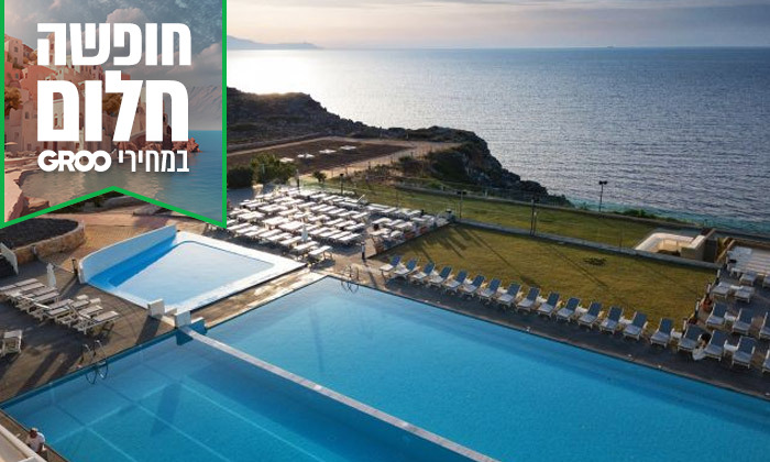 12 חופשה מושלמת בכרתים: 3/4 לילות במלון 5* מרשת בראון בחדר עם נוף לים, כולל טיסות והעברות