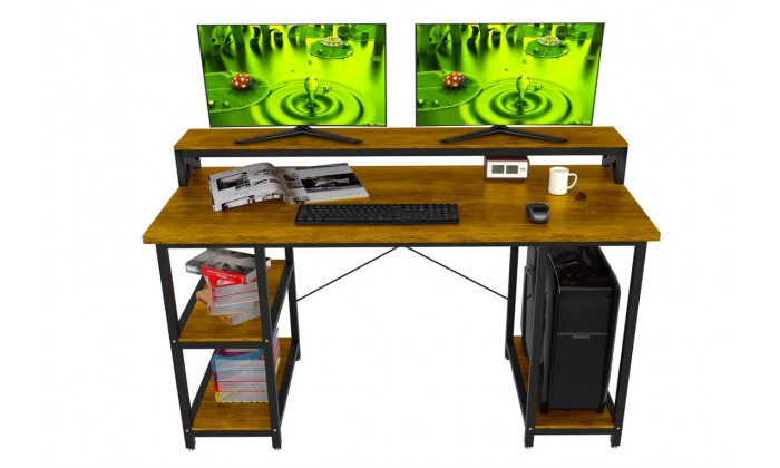 5 שולחן מחשב עם מדפים Anisfeld דגם 265