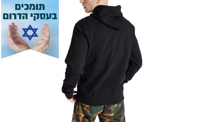 3 קפוצ'ון לגברים טימברלנד Timberland דגם COLD RIVER בצבע שחור