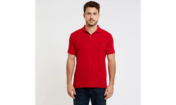 4 חולצת פולו 100% כותנה לגברים NAUTICA - צבעים לבחירה
