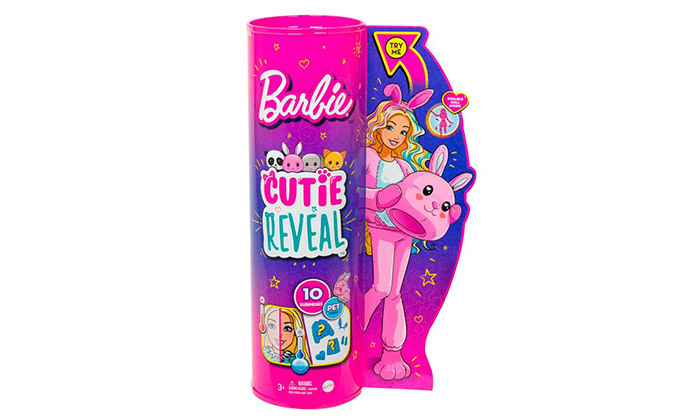 3 בובת ברבי בתחפושת פנדה Barbie Cutie Reveal