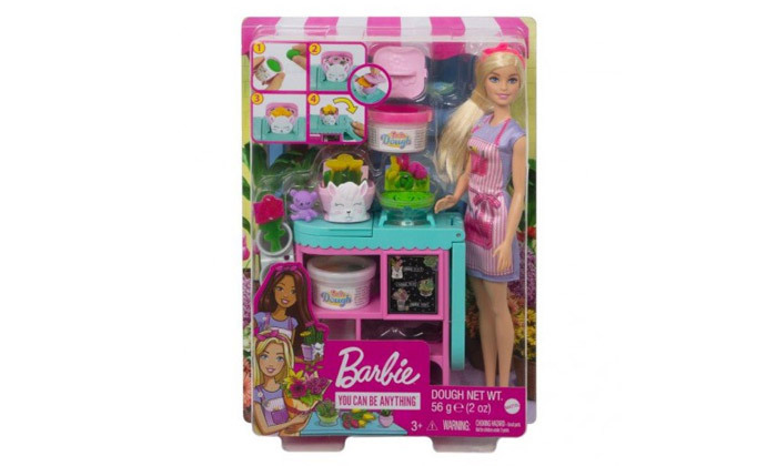 3 ברבי מוכרת פרחים Barbie