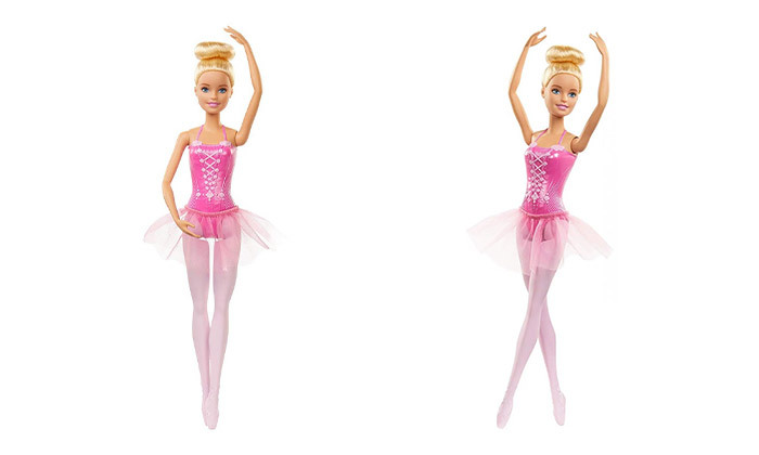 3 ברבי בלרינה ורודה Barbie