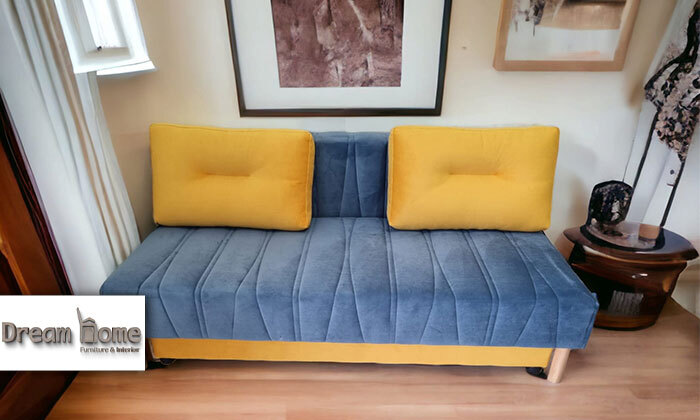 2 ספה נפתחת עם ארגז מצעים Dream Home, דגם מאיה - צבעים לבחירה