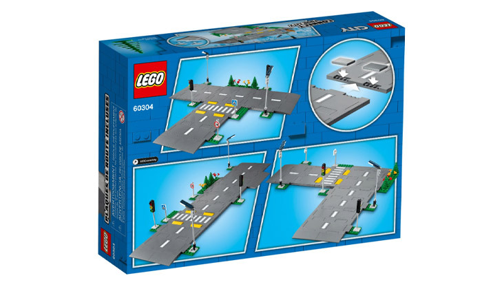 6 לגו LEGO CITY: משטחי דרך של כביש 60304 
