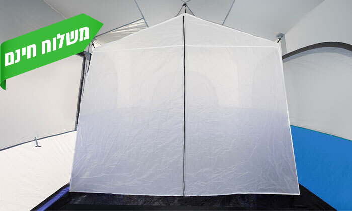 4 אוהל פתיחה מהירה ל-8 אנשים GO NATURE דגם Amigo Family 