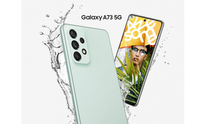 3 סמארטפון חדש Samsung Galaxy A73 5G בנפח 128GB מיבואן רשמי - צבע לבחירה