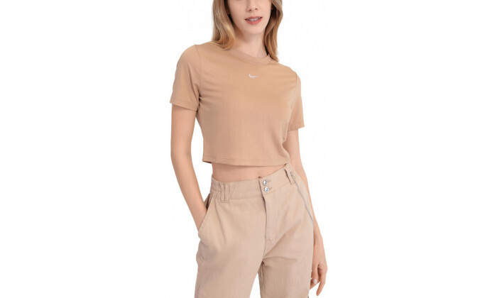 6 חולצת בטן לנשים נייקי NIKE דגם Essential Crop - צבעים לבחירה