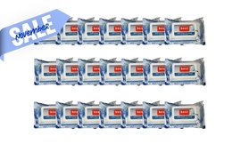 24 חבילות מגבונים לחים נשטפים