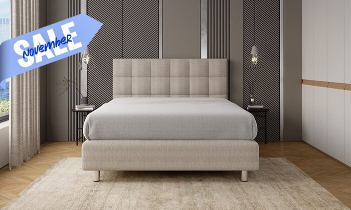 3 מיטה מרופדת עם מזרן וארגז מצעים House design, דגם גבריאל - מידות וצבעים לבחירה