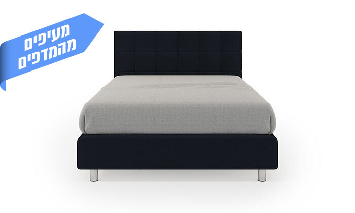 8 מיטה מרופדת עם מזרן וארגז מצעים House design, דגם גבריאל - מידות וצבעים לבחירה