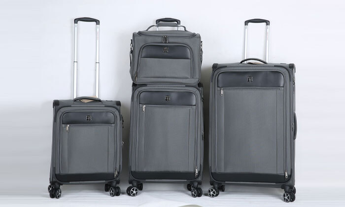3 סט 3 מזוודות בד PRO-DLX SWISS‏ ותיק מתלבש תואם