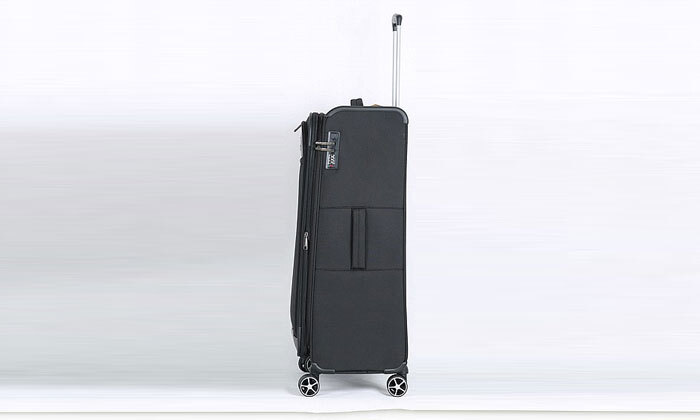 5 סט 3 מזוודות בד PRO-DLX SWISS‏ ותיק מתלבש תואם