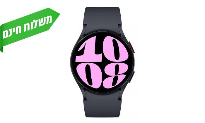 3 שעון חכם Samsung Watch6 BT 40 שחור  - יבואן רשמי