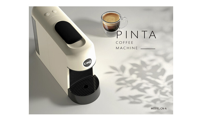 4 מכונת קפה CINO דגם PINTA ו-100 קפסולות תואמות - צבעים לבחירה