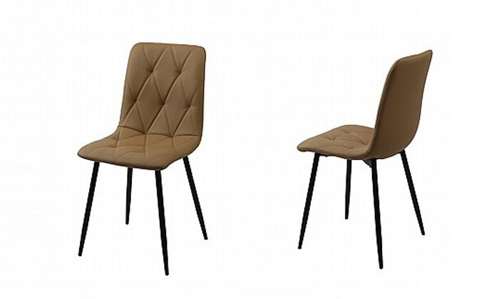 3 סט 4 כיסאות לפינת אוכל Twins Design, דגם KUALA - צבעים לבחירה