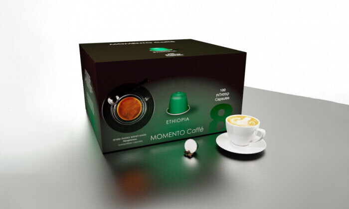 5 מארז 100 קפסולות MOMENTO Caffe - טעמים לבחירה