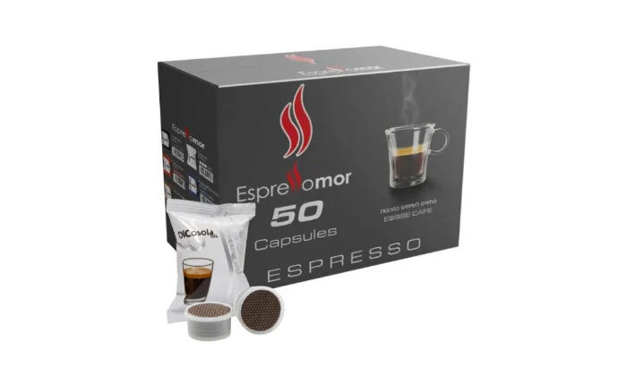 6 מארז 200 קפסולות Espressomor תואמות מכונת ESSSE CAFFE