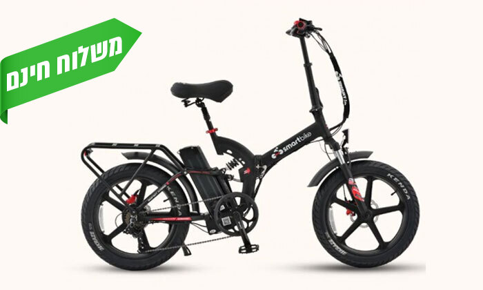 3 אופניים חשמליים מתקפלים smart bike, דגם BIGFOOT HYBRID PLUS