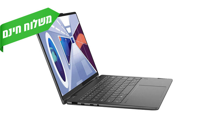 6 מחשב נייד מעודפים Lenovo Yoga דגם 82QE001NUS עם מסך מגע "14, זיכרון 16GB ומעבד i7