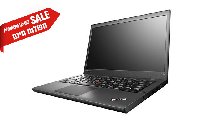 5 מחשב נייד מחודש Lenovo דגם ThinkPad T450s עם מעבד i7, מסך מגע "14 וזיכרון 12GB