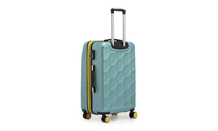 14 4 מזוודות קשיחות 14, 20, 24 ו-28 אינץ' SWISS VOYAGER דגם ROMA - צבעים לבחירה